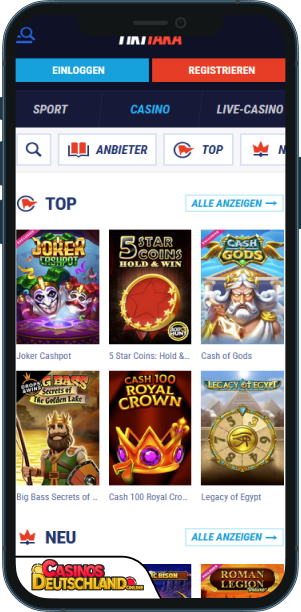 TikiTaka Casino Mobile app