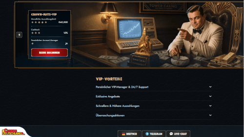 TowerCasino vip program
