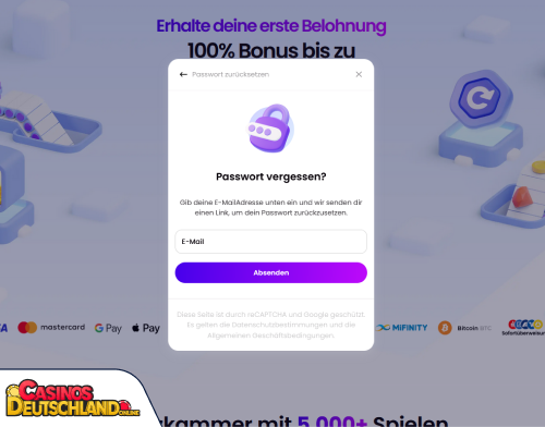 Trickz Casino Problem beim Einloggen