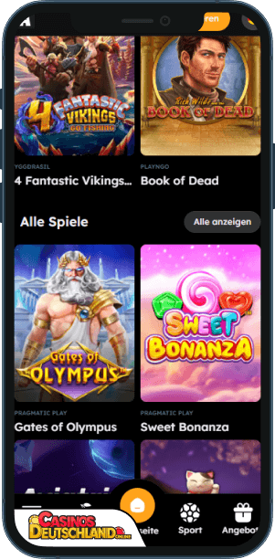 Vegas Nova Casino Mobile app
