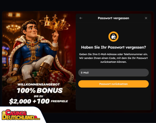 Vegas Nova Casino Problem beim Einloggen