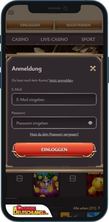 ViciBet Casino Anmeldung