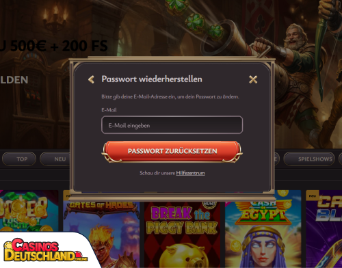 ViciBet Casino Problem beim Einloggen