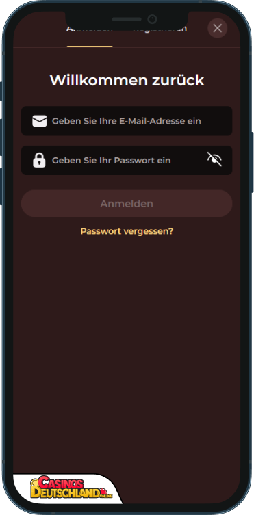 VinciSpin Casino Anmeldung