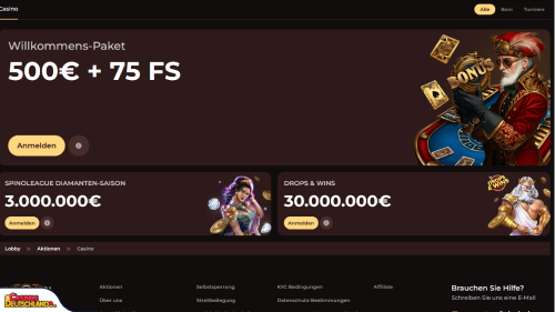 VinciSpin Casino Bonus