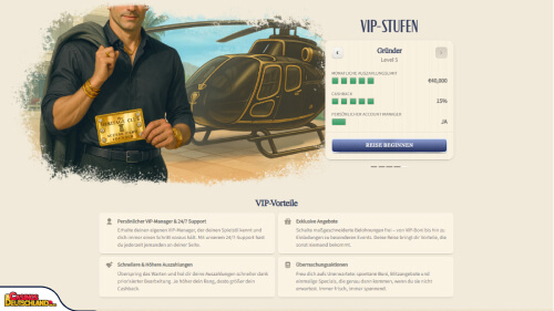 VipLuck Casino vip program