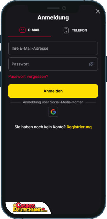 VulkanSpiele Casino Anmeldung