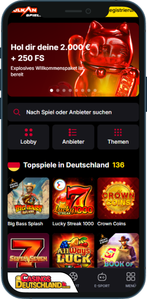 VulkanSpiele Casino Mobile app
