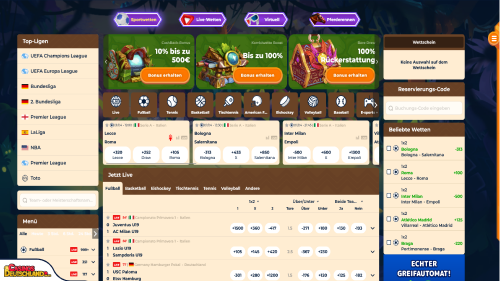 Wazamba Casino Sport