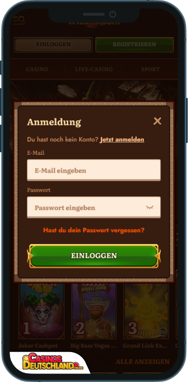 Wild Robin Casino Anmeldung