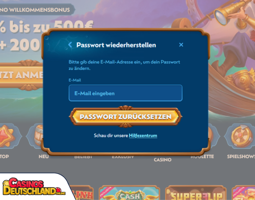 WinBay Casino Problem beim Einloggen