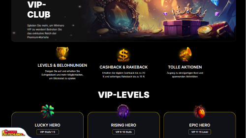 WinHero Casino vip program