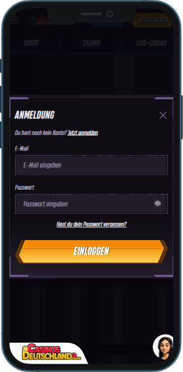 WinRolla Casino Anmeldung