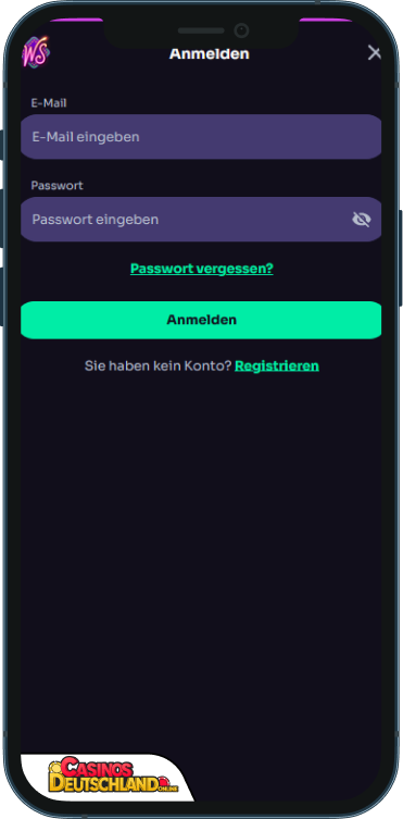 WinSpirit Casino Anmeldung