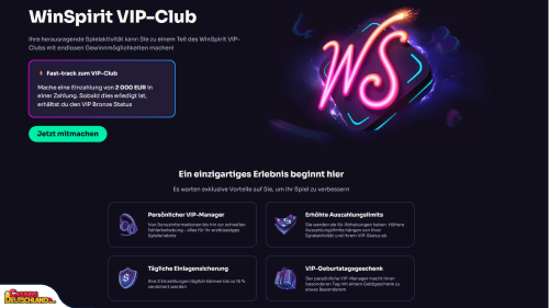 WinSpirit Casino vip program