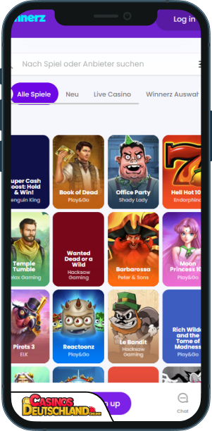 Winnerz Casino Mobile app
