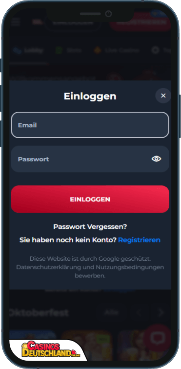 Winorio Casino Anmeldung