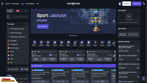Winsane Casino Sport
