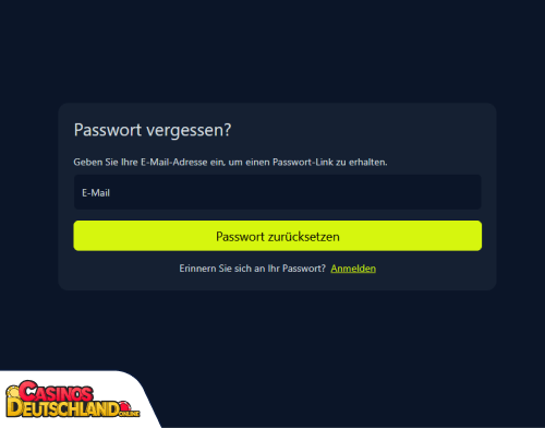 Winzter Casino Problem beim Einloggen