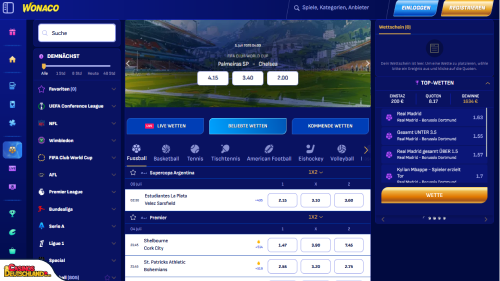 Wonaco Casino Sport