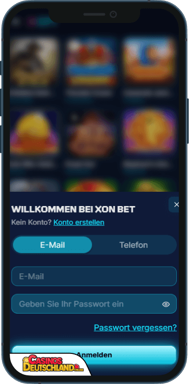 Xon.bet Casino Anmeldung