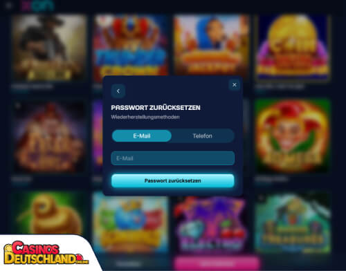Xon.bet Casino Problem beim Einloggen