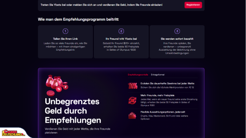 Ybets Casino vip program