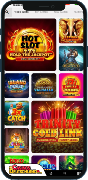 ZodiacBet Casino Mobile app