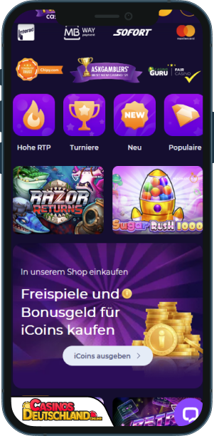 iWild Casino Mobile app