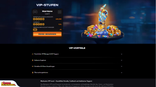 madcasino vip program